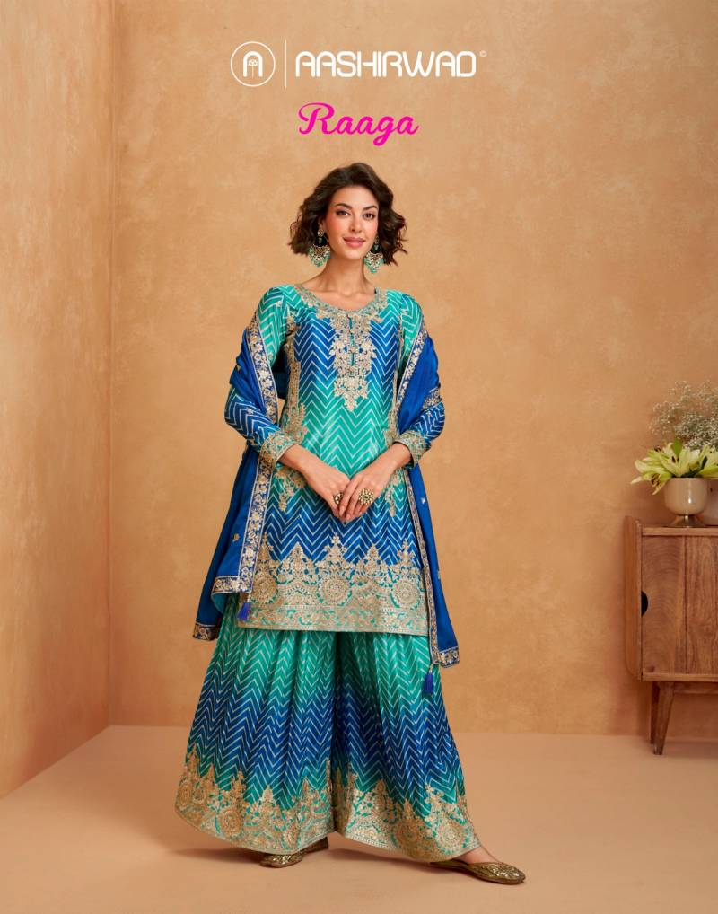 Aashirwad Raaga Premium Silk Salwar Kameez Collection