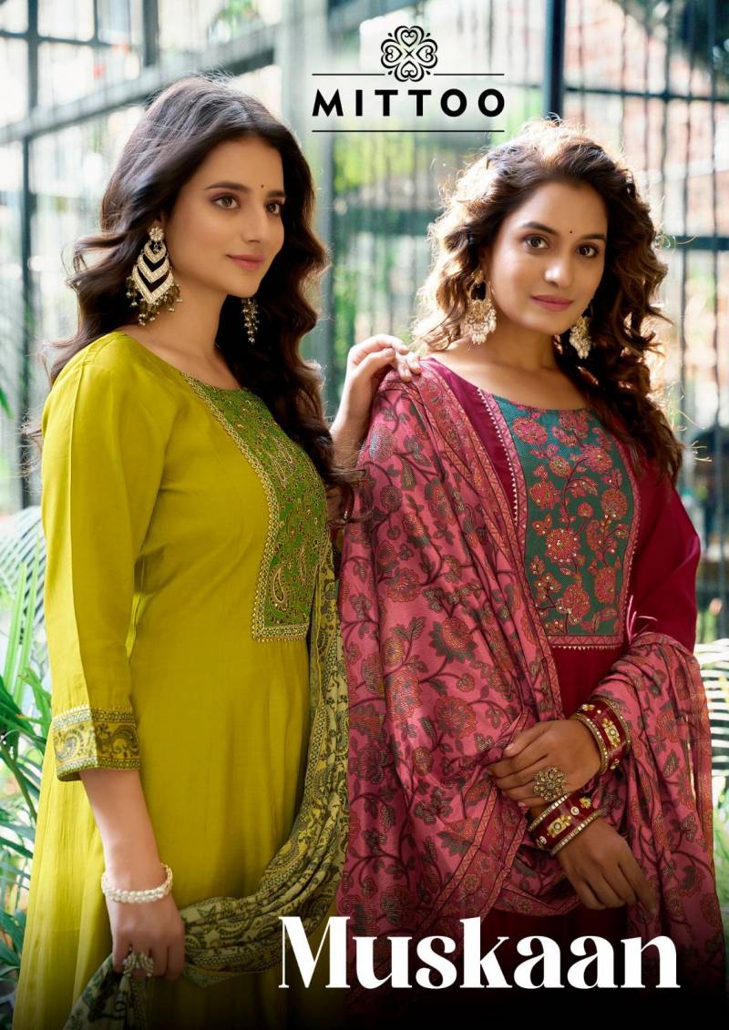 Mittoo Muskaan Modal Designer Kurti Bottom With Dupatta Collection