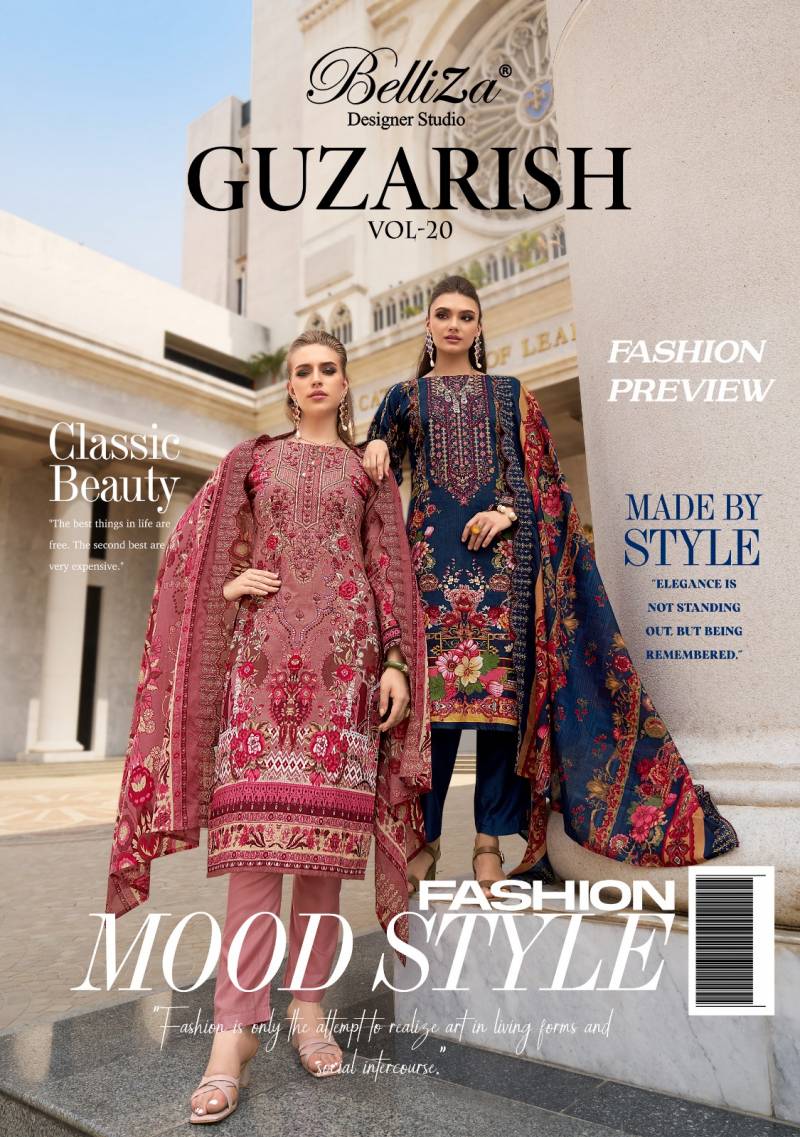 Belliza Guzarish Vol 20 Printed Dress Material Collection