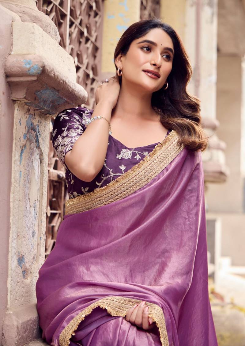 Kashvi Silver Stone Vol 10 Malai Silk Designer Saree Collection