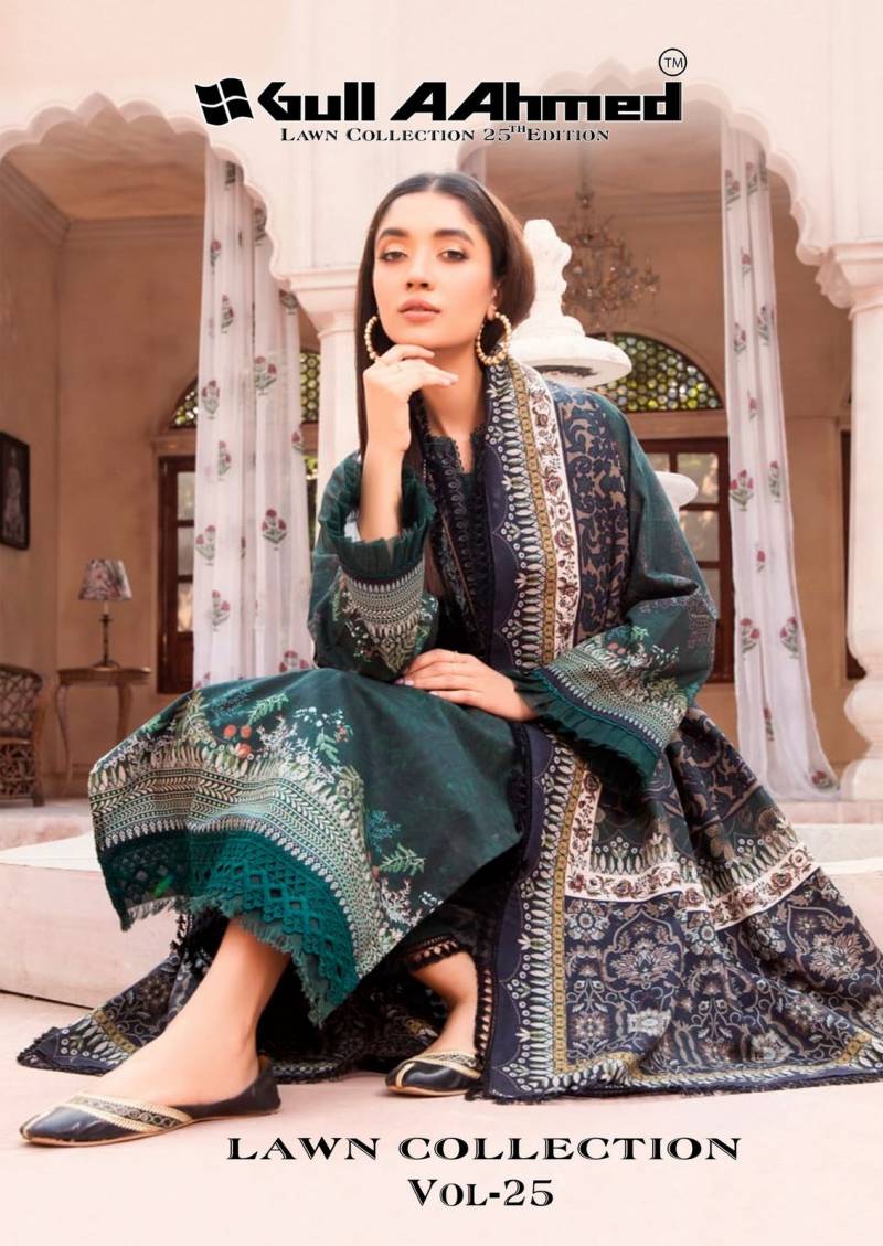Gull A Ahmed Lawn Vol 25 Cotton Dress Material Collection