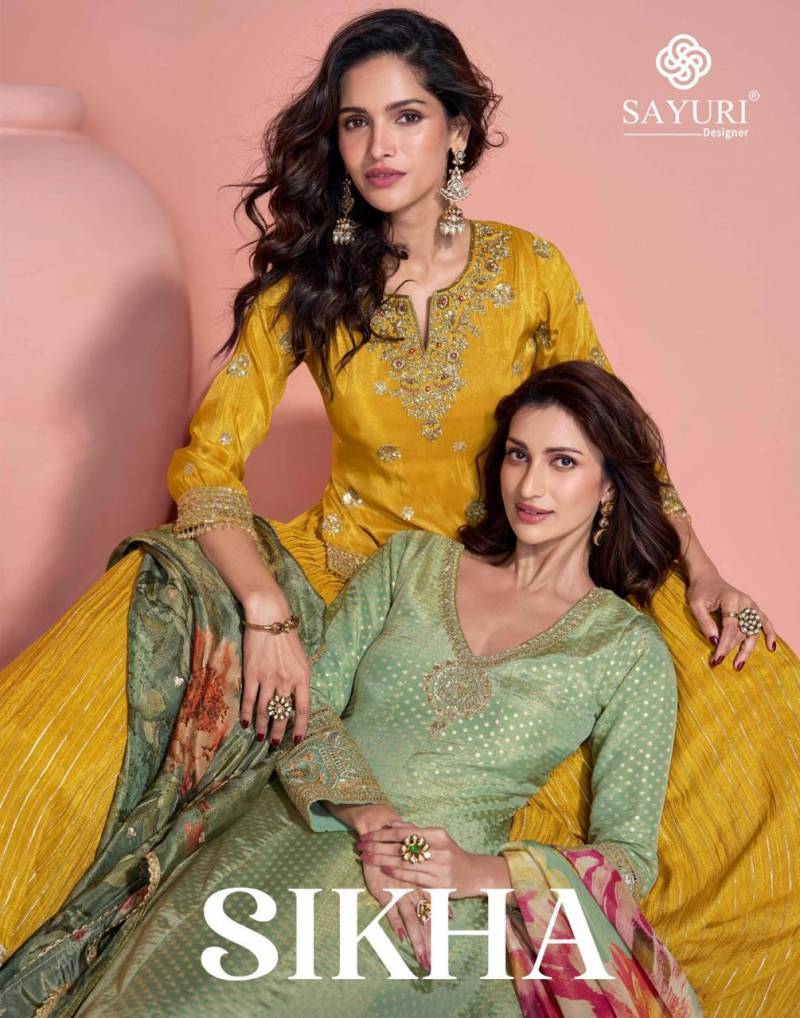 Sayuri Sikha Designer Gown With Dupatta Collection