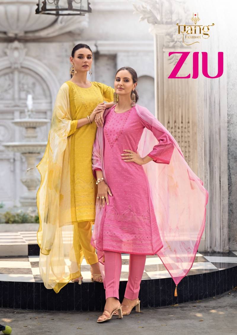 Rang Ziu Viscose Printed Dress Material Collection