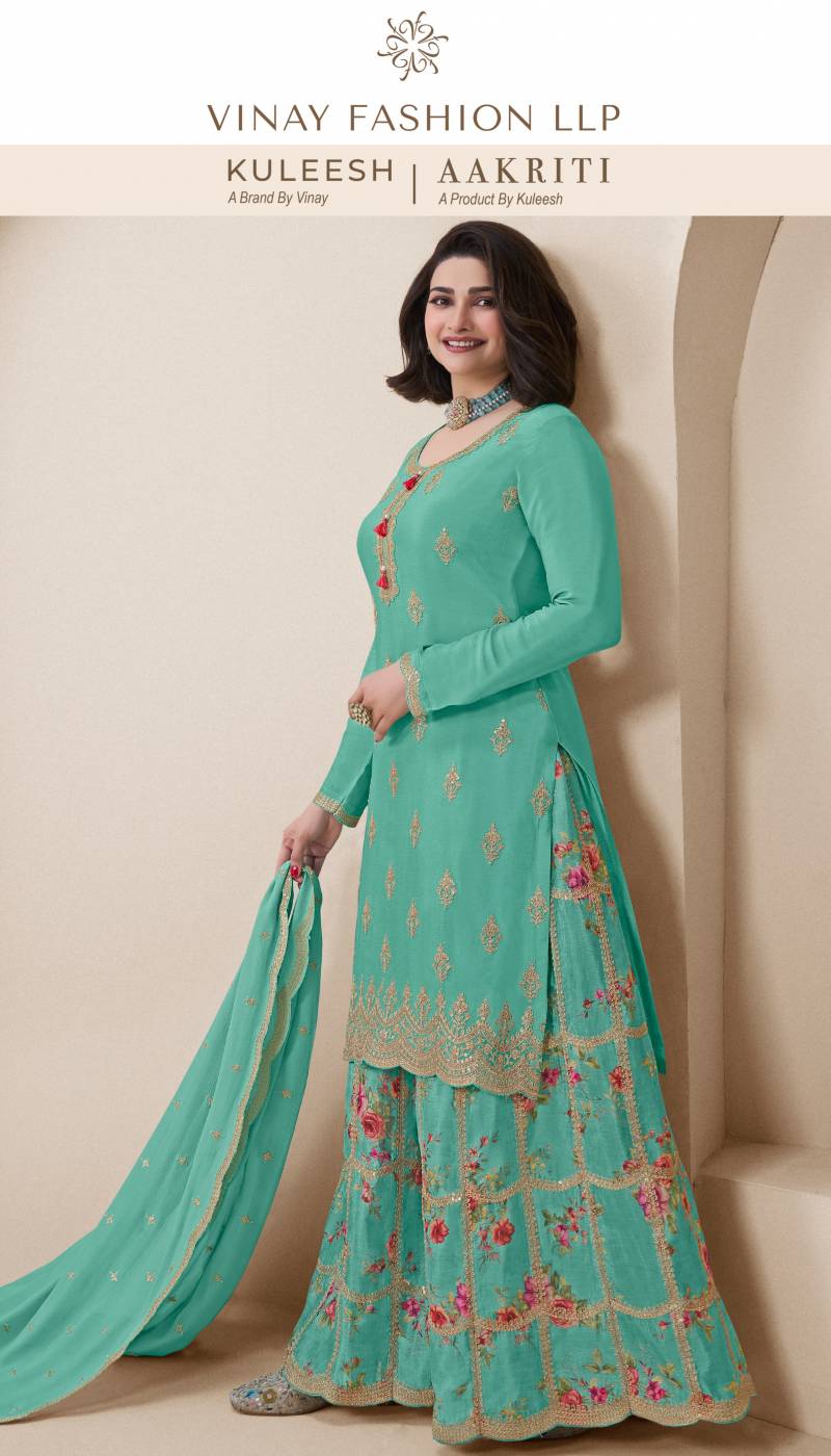 Vinay Kuleesh Aakriti Embroidery Designer Salwar Suits Collection