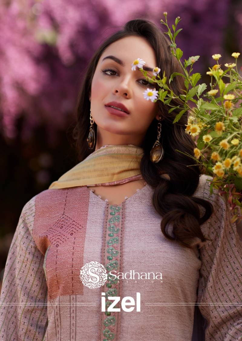 Sadhana Izel Cotton Printed Dress Material Collection