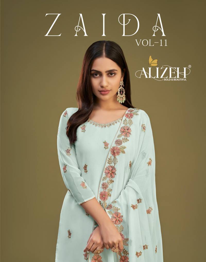 Alizeh Zaida Vol 11 Designer Salwar Suit Collection