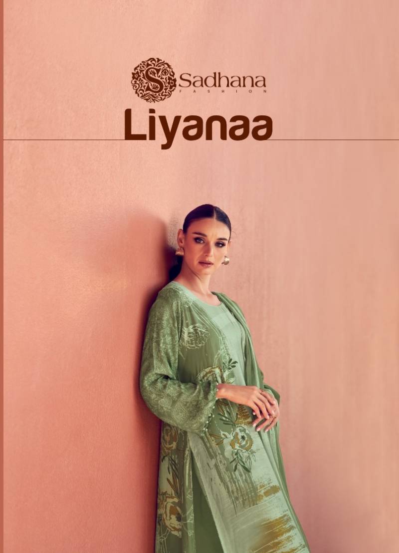 Sadhana Liyanaa Maslin Printed Dress Material Collection