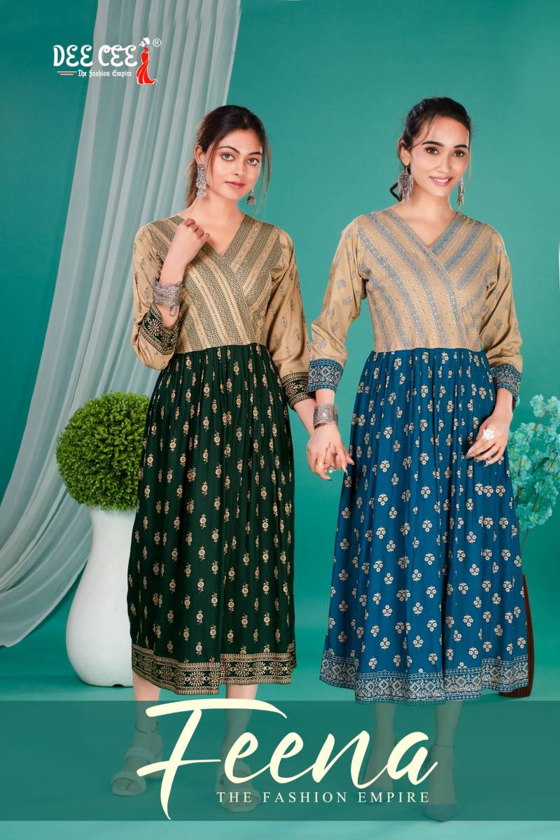 Deecee Feena Daily Wear Printed Kurtis Collection