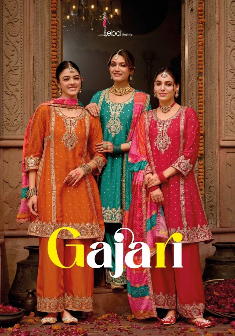 Eba Gajari Chinon Designer Salwar Kameez Collection