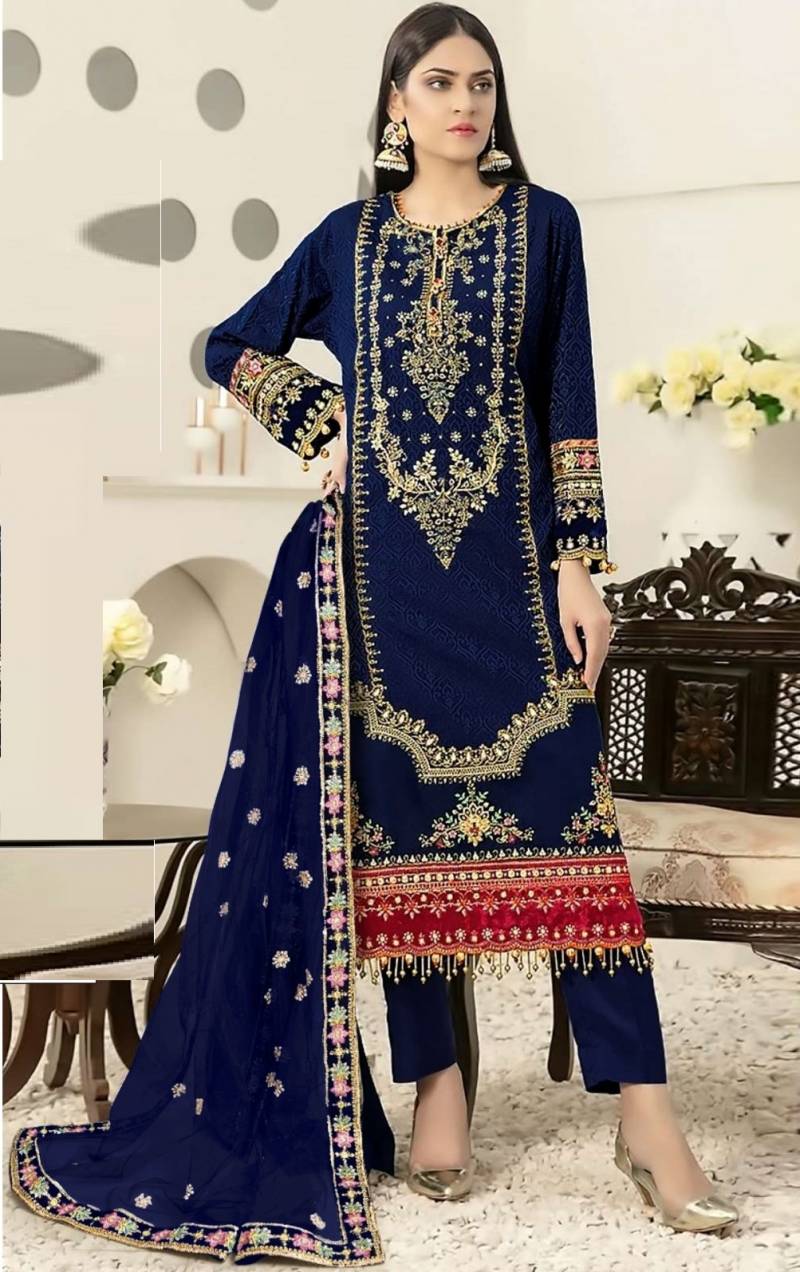 Mah E Rooh 4164 Velvet Pakistani Salwar Kameez Collection