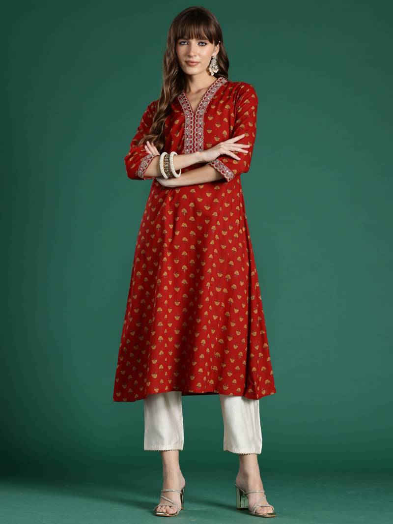 Indo Era 2556 Beautiful Printed Kurtis Collection