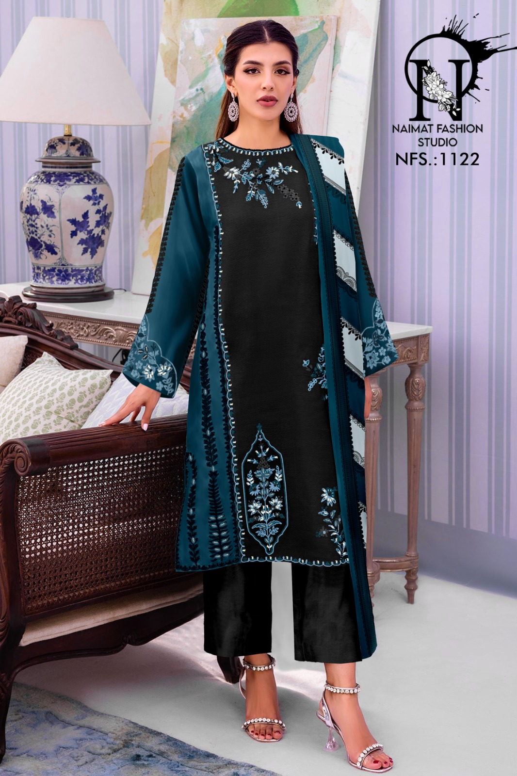 Naimat Fashion Studio 1122 Readymade Pakistani Suit Collection