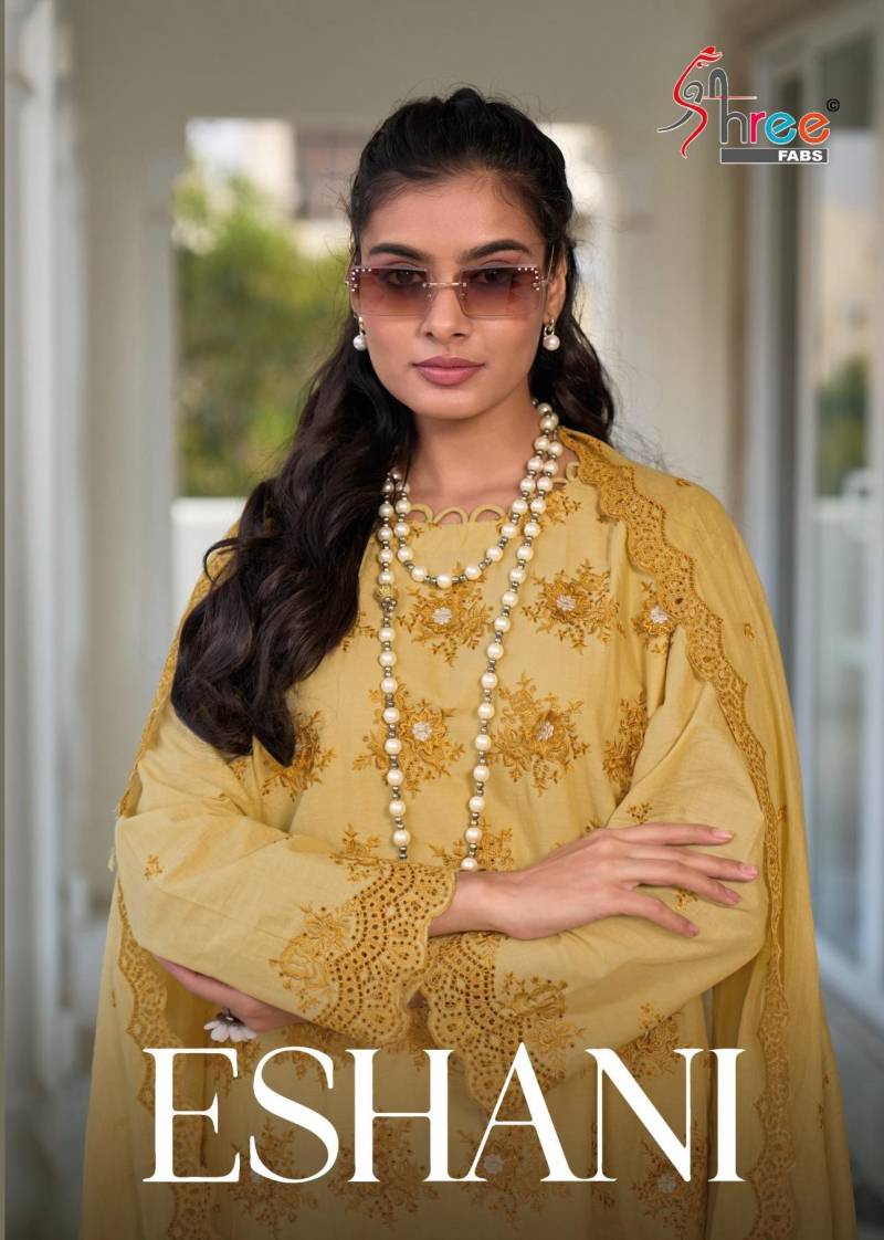 Shree Eshani Cotton Pakistani Readymade Suits Collection
