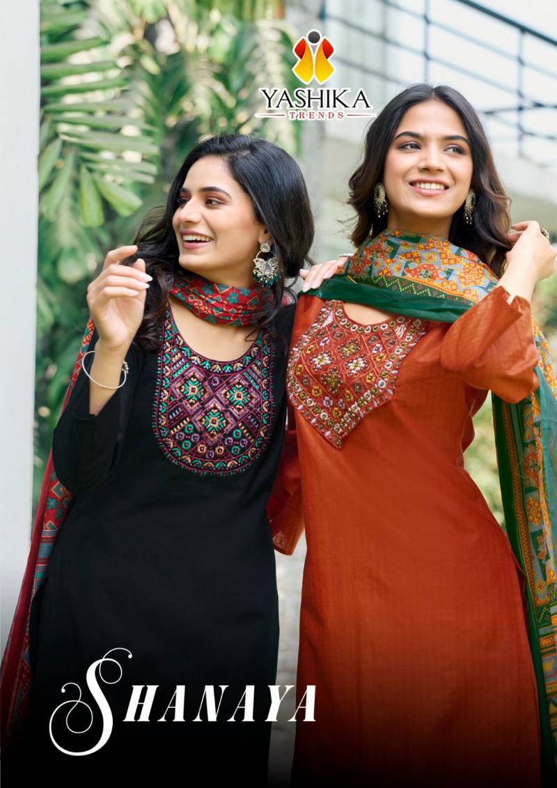 Yashika Shanaya Cotton Dress Material Collection