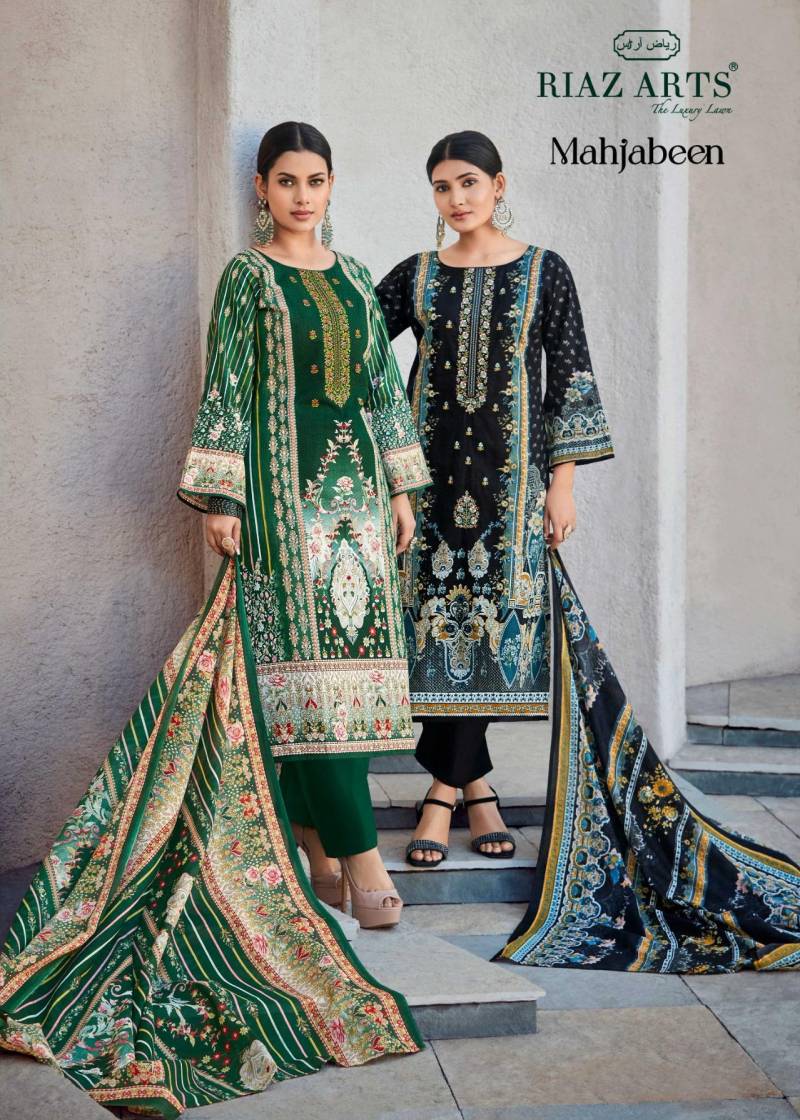Riaz Arts Mahjabeen Printed Dress Material Collection
