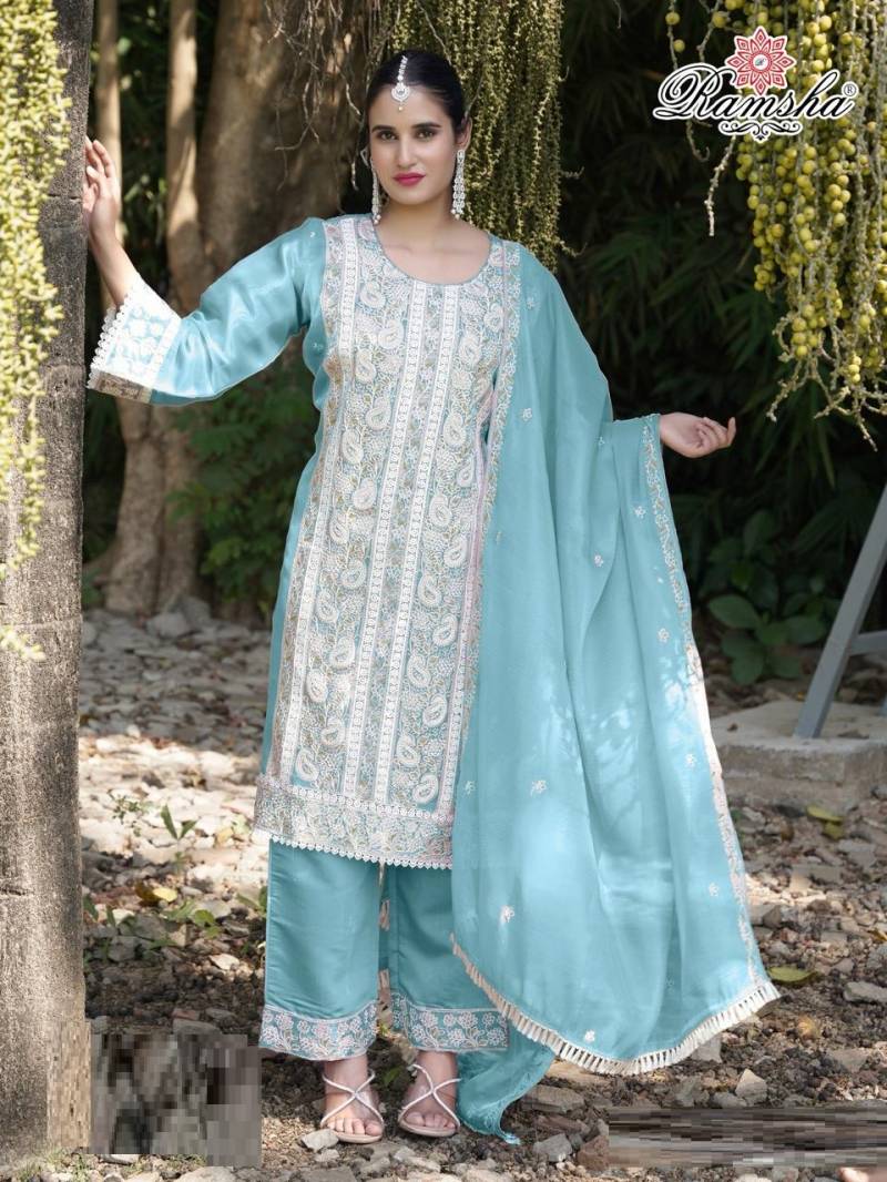Ramsha R 1290 Nx Designer Ready Made Suits Collection