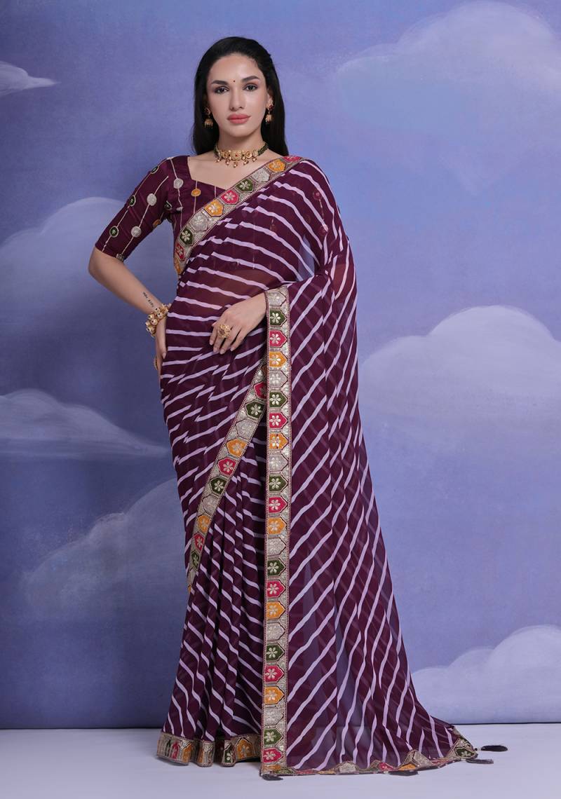 Jf 280 83 Georgette Designer Saree Collection