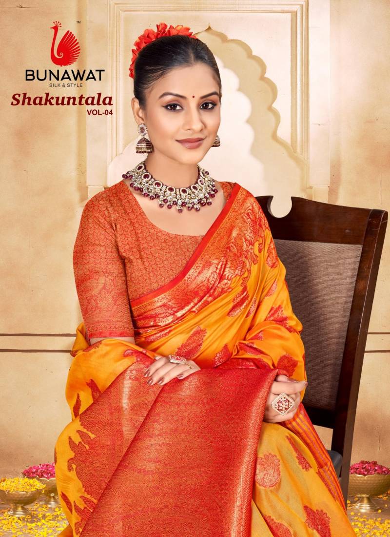 Bunawat Shakuntala Vol 4 Designer Silk Saree Collection