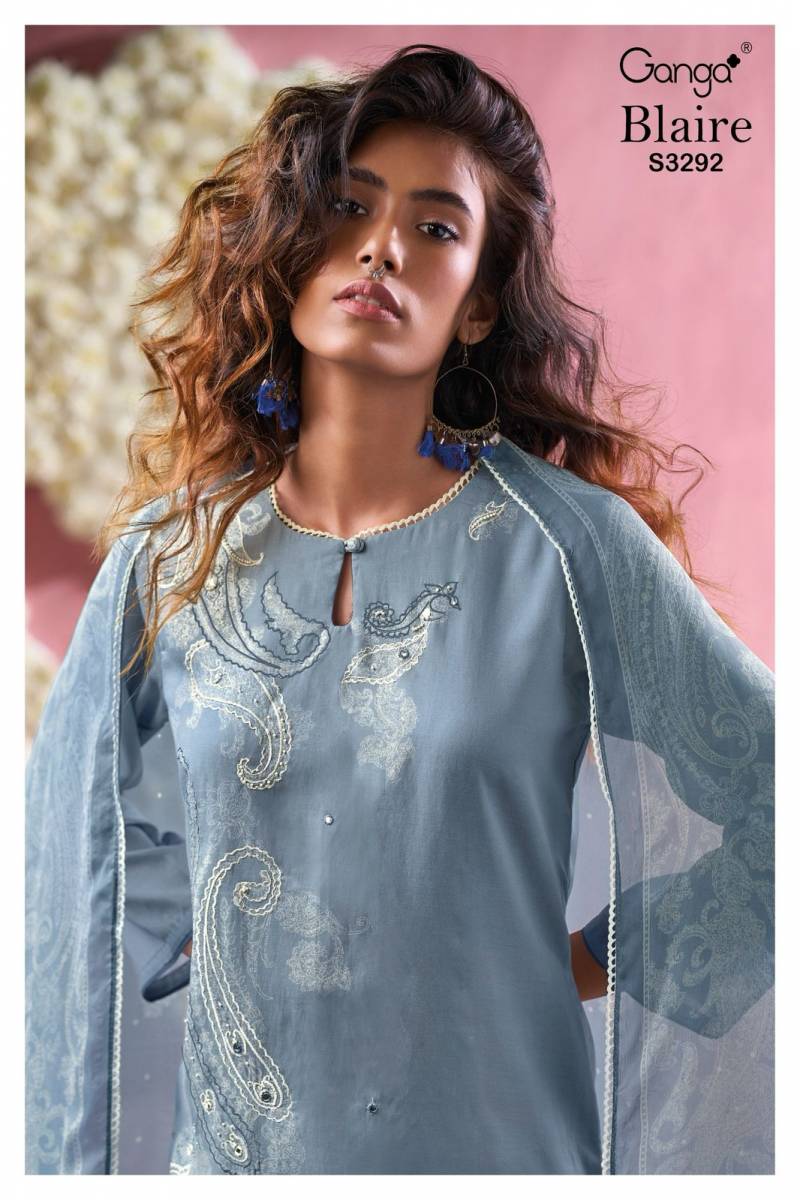 Ganga Blaire Mal Printed Salwar Suit Collection