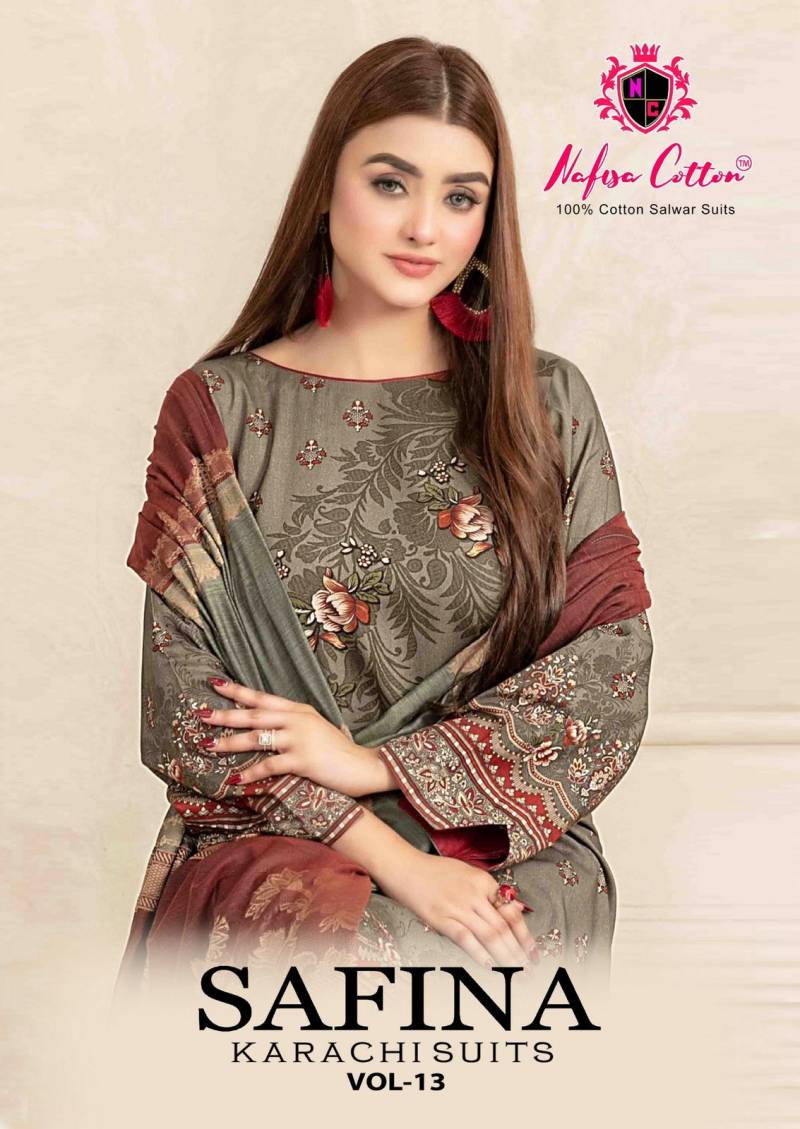 Nafisa Safina Vol 13 Printed Dress Material Wholesale