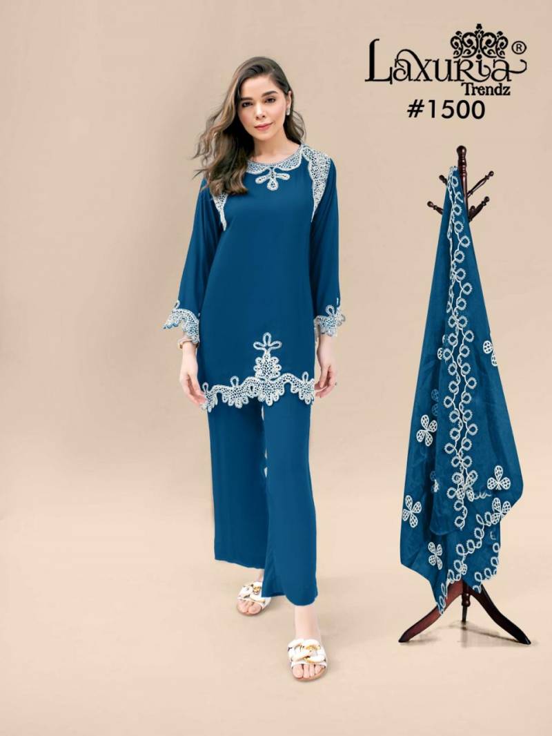 Laxuria Trendz 1500 Silk Tunic Ready Made Dress Collection