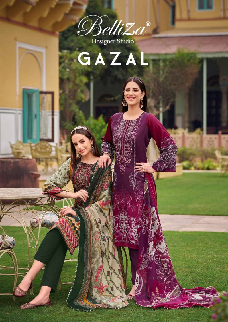 Belliza Gazal Vol 2 Designer Dress Material Collection