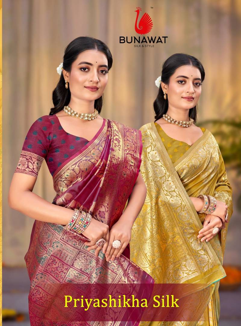 Bunawat Priyashikha Traditional Wear Silk Saree Collection