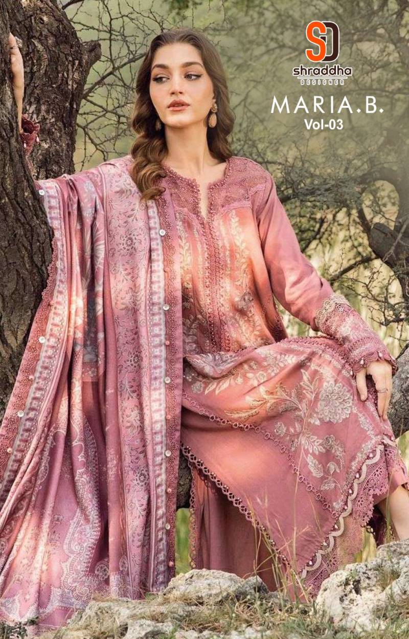 Shraddha Maria B Vol 3 Exclusive Pakistani Salwar Suits Collection