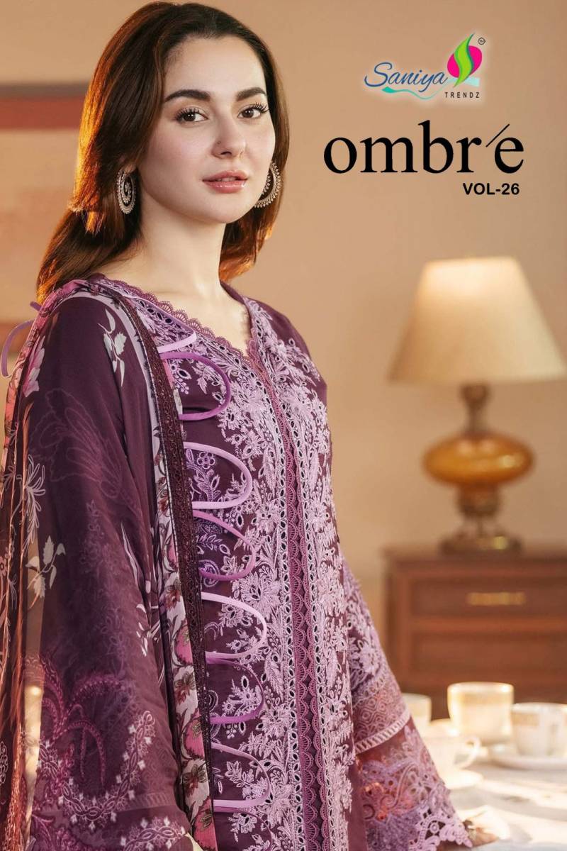 Saniya Ombre Vol 26 Pakistani Salwar Suit Collection