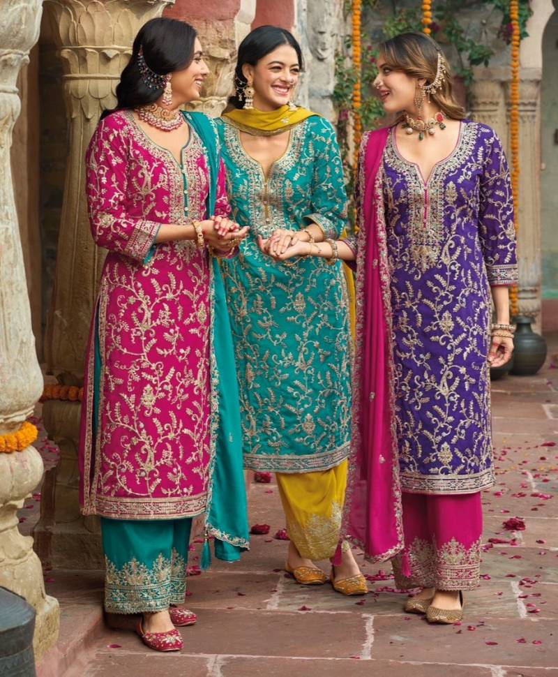 Sangeet 1787 To 1790 Designer Readymade Suits Collection