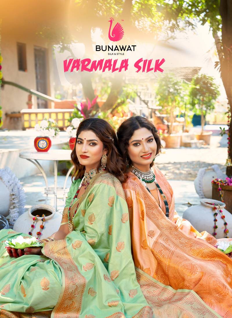 Bunawat Varmala Silk Wedding Wear Sarees Collection