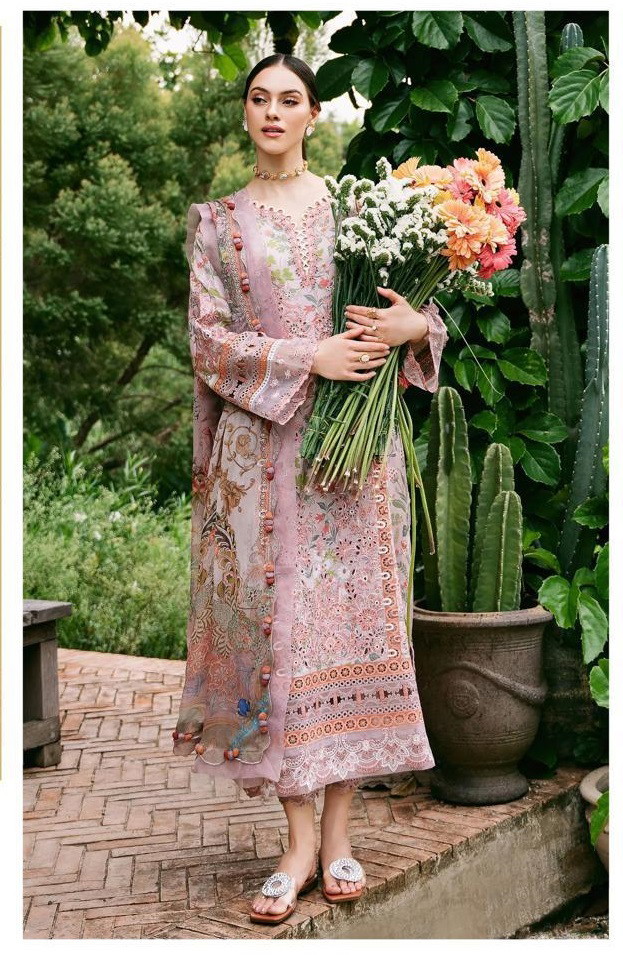 Alzohaib Az 1133 To 1141 Pakistani Suits Collection Chiffon Dupatta