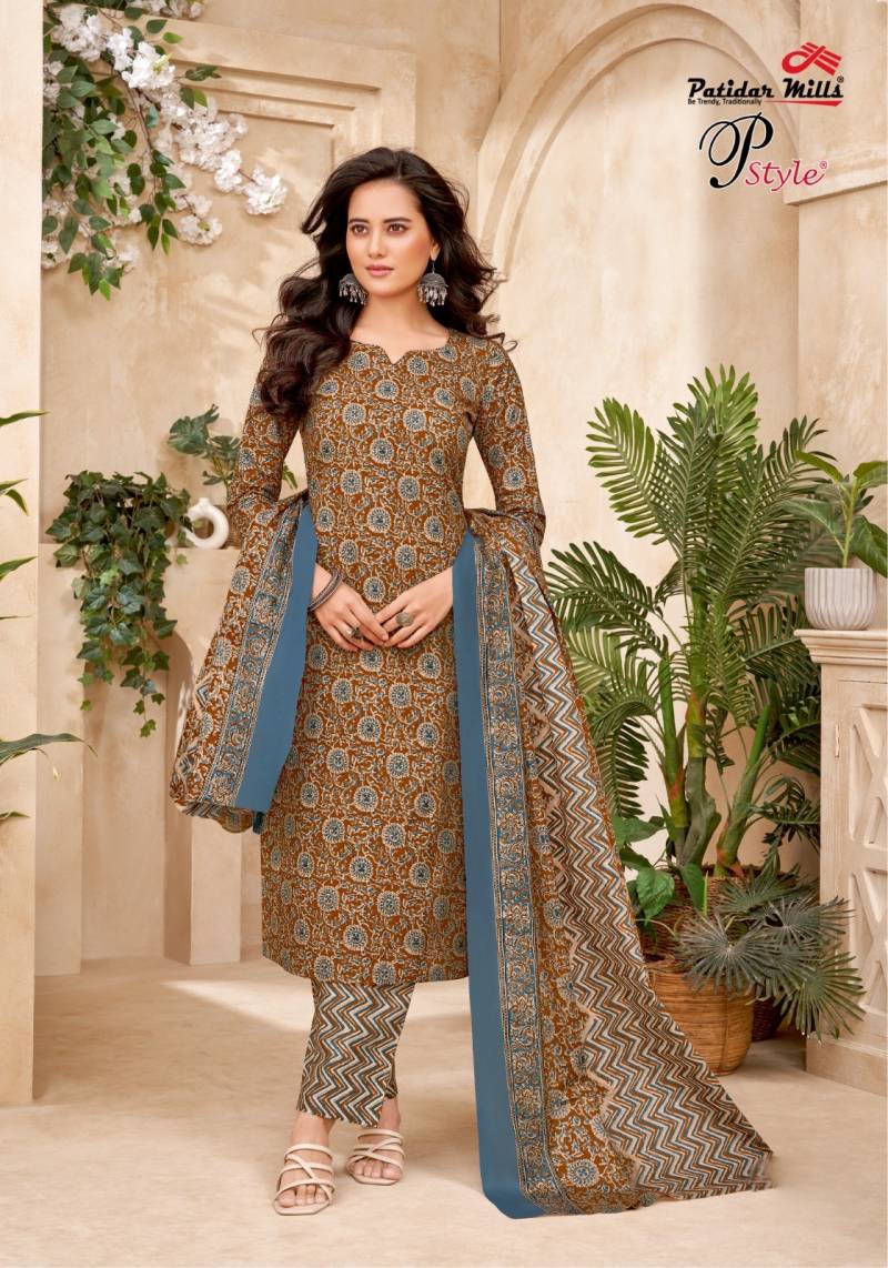 Patidar P Style Vol 56 Cotton Dress Material Collection