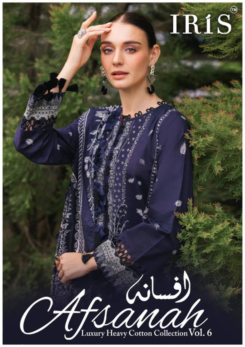 Iris Afsanah Vol 06 Karachi Dress Material Collection