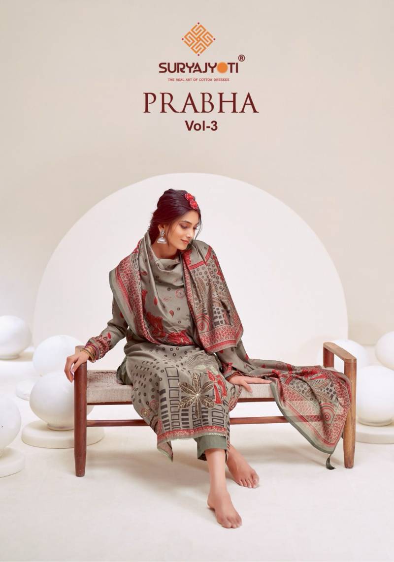 Suryajyoti Prabha Vol 3 Modal Printed Dress Material