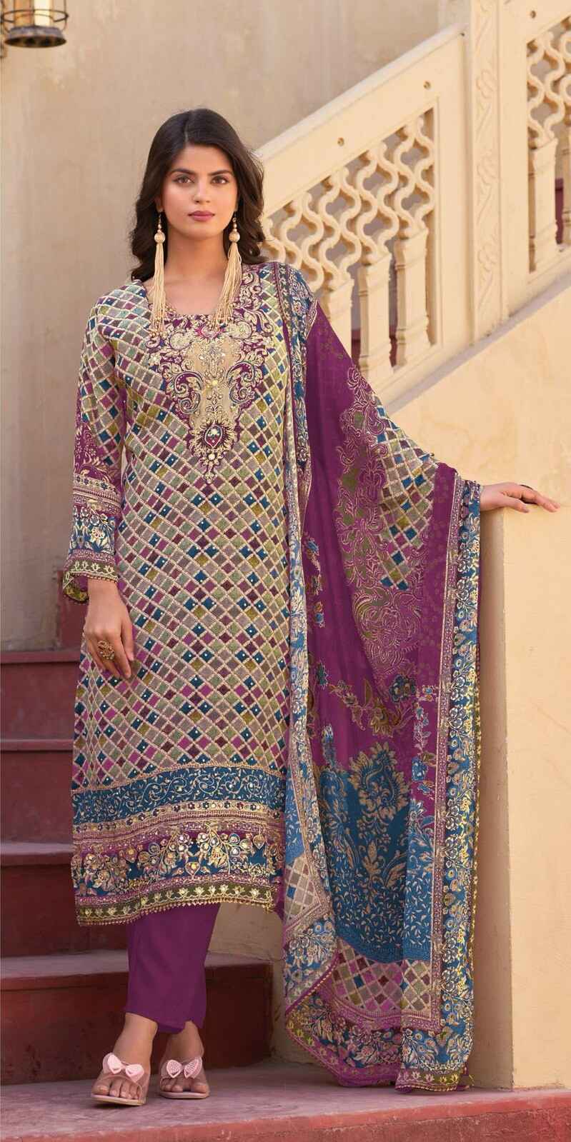 Shree Kt 188 Printed Designer Salwar Suits Collection