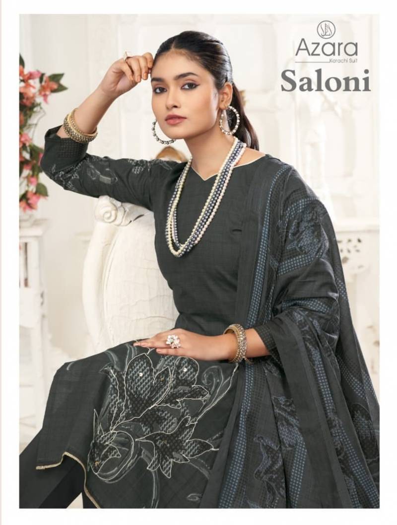 Radhika Azara Saloni Cotton Printed Dress Material Collection
