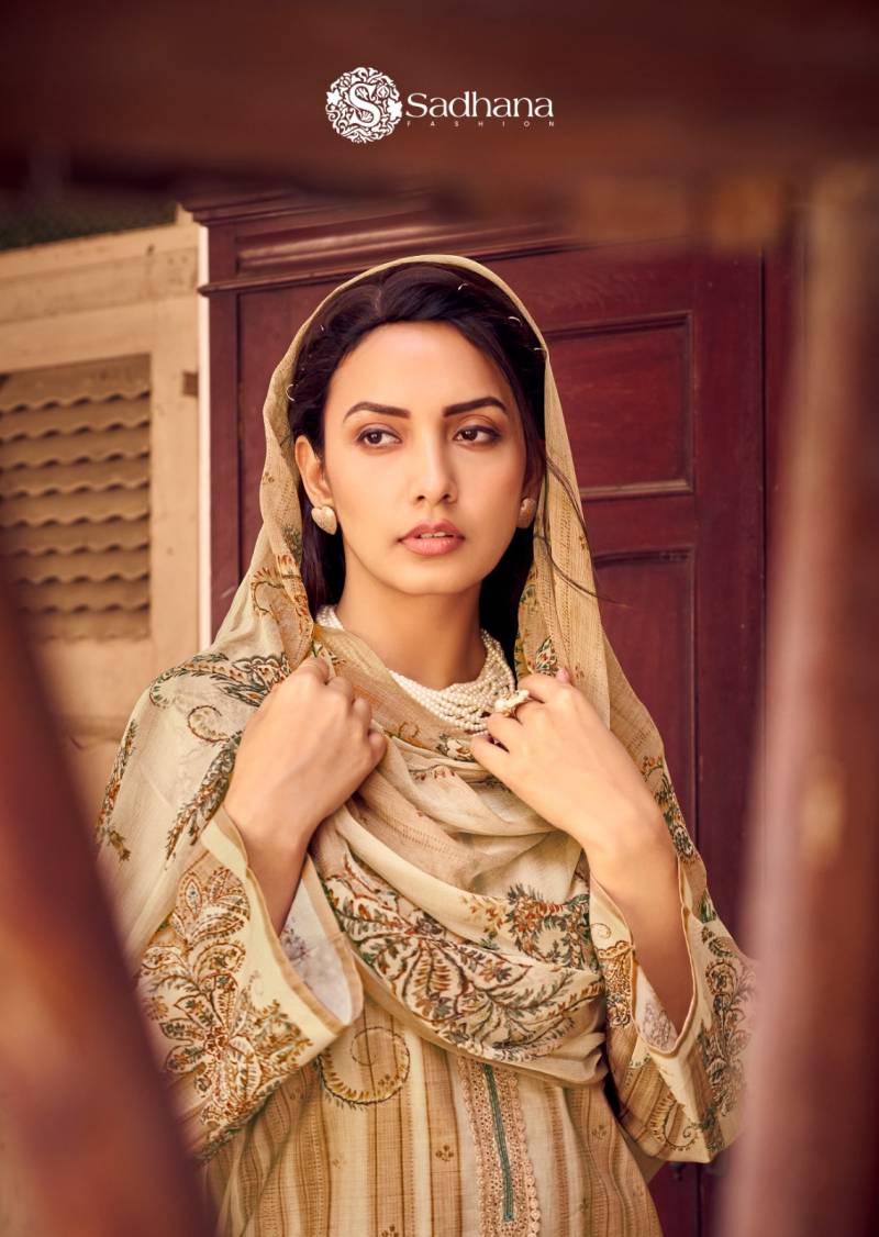 Sadhana Rohi Lawn Cotton Dress Material Collection