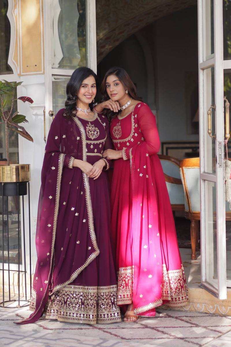 Luna Vol 31 Designer Gown With Dupatta Collection