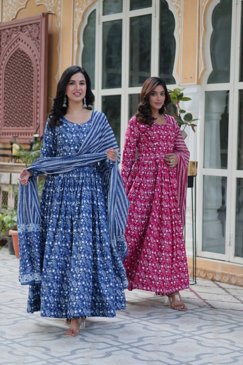 Luna Vol 27 Cotton Kurti Bottom With Dupatta Collection