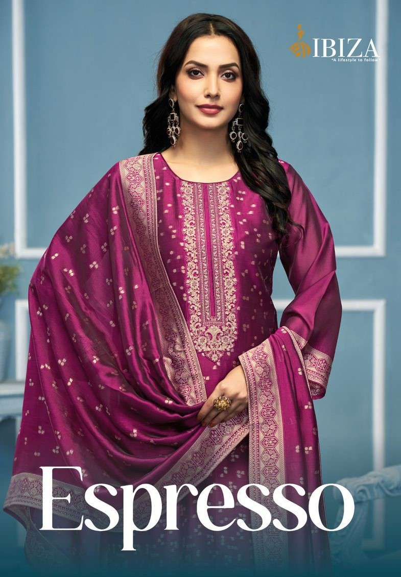 Ibiza Espresso Banglory Silk Salwar Kameez Collection