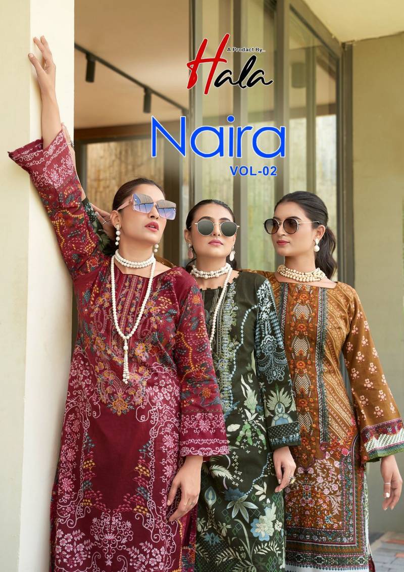 Hala Naira Vol 2 Cotton Dress Material Collection