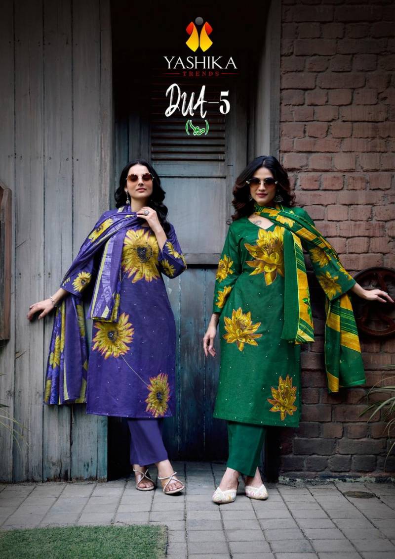Yashika Dua 5 Cotton Printed Dress Material Collection