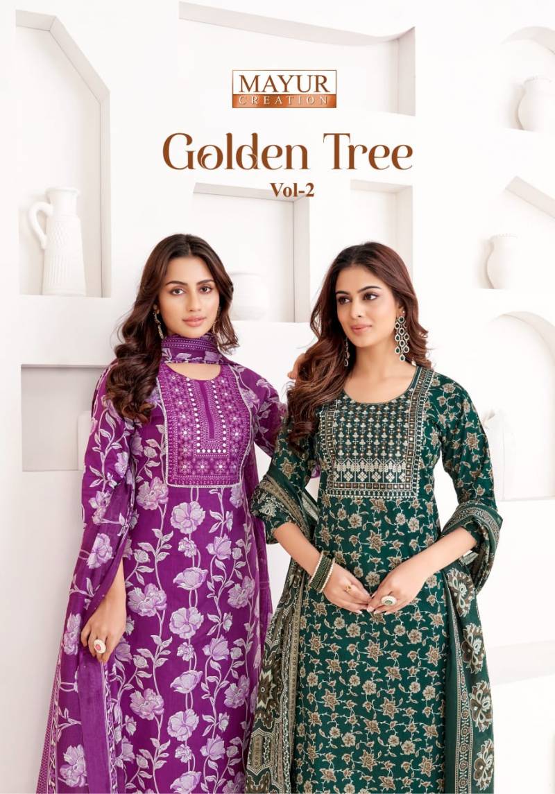 Mayur Golden Tree Vol 2 Printed Readymade Kurtis Collection