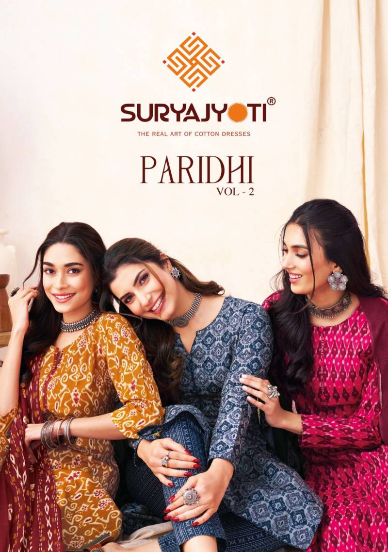 Suryajyoti Paridhi Vol 2 Cotton Readymade Dress Collection