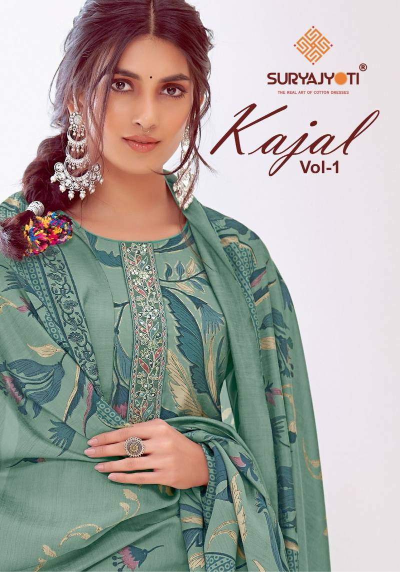 Suryajyoti Kajal Vol 1 Modal Printed Dress Material Collection