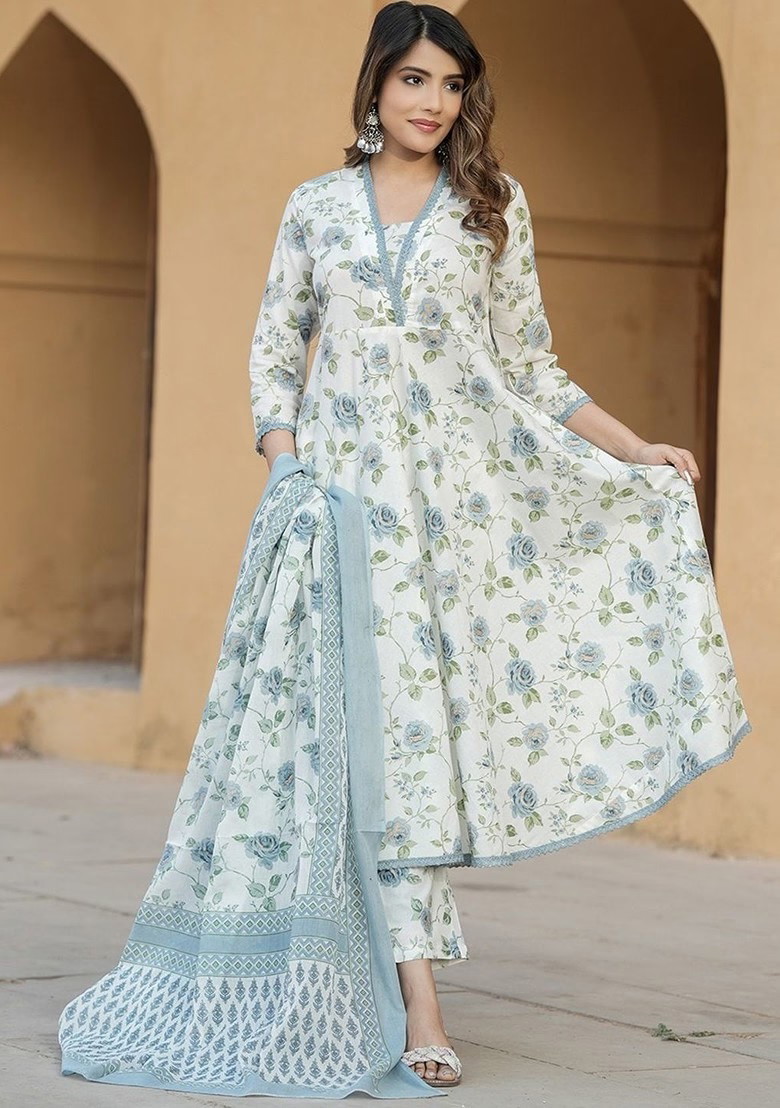 Kamini 1 Cotton Anarkali Styled Kurta Sets Collection