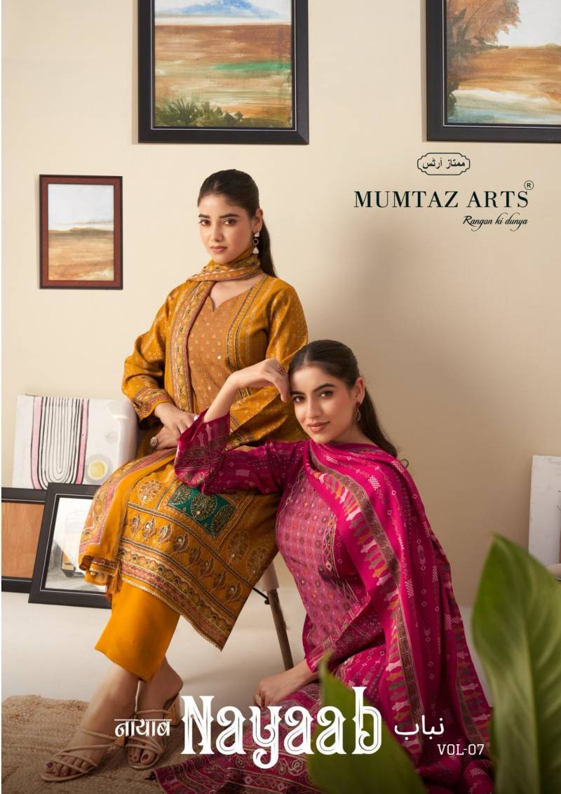 Mumtaz Nayaab Vol 7 Printed Dress Material Collection