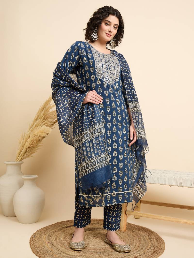 Dhruvi 278 Printed Kurti Bottom With Dupatta