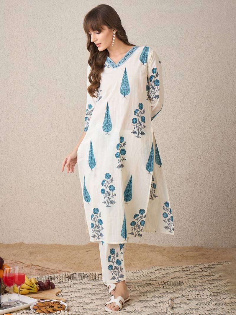 Indo Era 2559 Printed Kurti With Bottom Collection